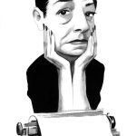 Fotografía de archivo facilitada por Nórdica Libros de una caricatura de Dorothy Parker. EFE (SOLO USO EDITORIAL)