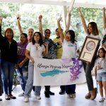 Fotografía de archivo de integrantes de la Alianza de Mujeres Viequenses (AMV) que posan durante un evento en el barrio de Río Piedras en San Juan (Puerto Rico). EFE/Thais Llorca