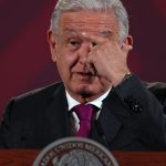 El presidente de México, Andrés Manuel López Obrador, habla hoy durante una conferencia matutina en el Palacio Nacional de Ciudad de México (México). EFE/Mario Guzmán