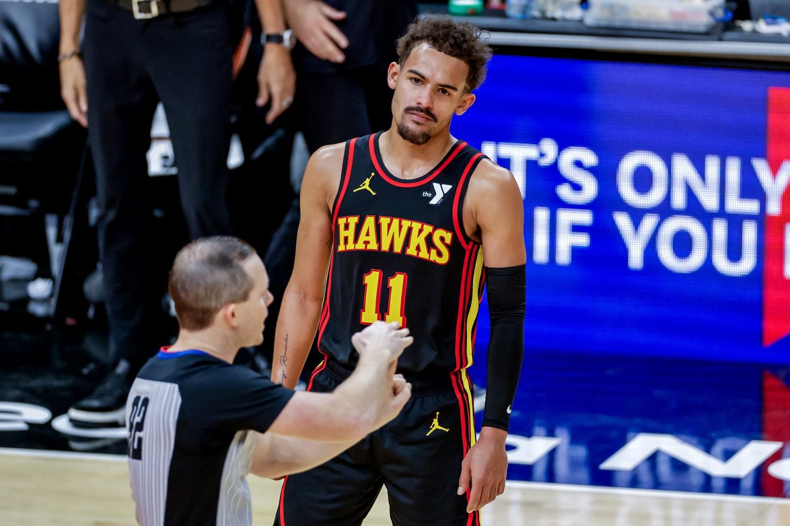 Imagen de archivo del jugador Trae Young. EFE/EPA/ERIK S. LESSER