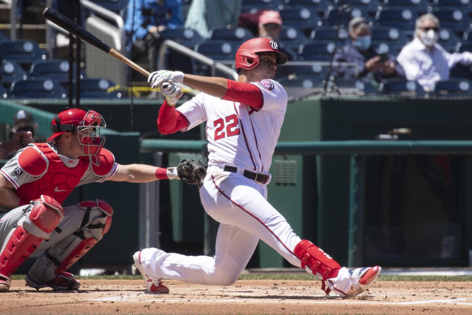 El jugador de la MLB, Juan Soto, en una fotografía de archivo. EFE/EPA/Michael Reynolds