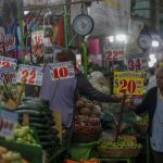 Fotografía de archivo de comerciantes que ofrecen sus productos en el Mercado de Jamaica, en la Ciudad de México (México). EFE/ Isaac Esquivel