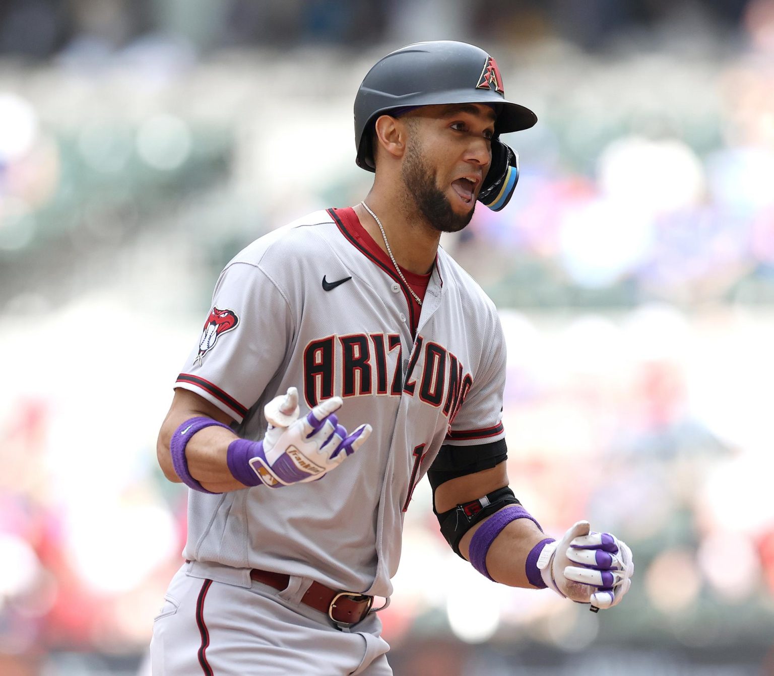 El jugador de los Diamondbacks de Arizona Lourdes Gurriel Jr., en una fotografía de archivo. EFE/Adam Davis