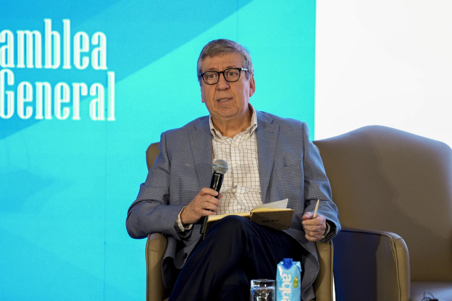 Fotografía de archivo en donde se observa al presidente de la Sociedad Interamericana de Prensa (SIP), Roberto Rock. EFE/ Borja Sánchez-Trillo