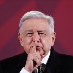 El presidente de México, Andrés Manuel López Obrador, habla durante su conferencia matutina hoy, en Palacio Nacional, en Ciudad de México (México). EFE/Sáshenka Gutiérrez