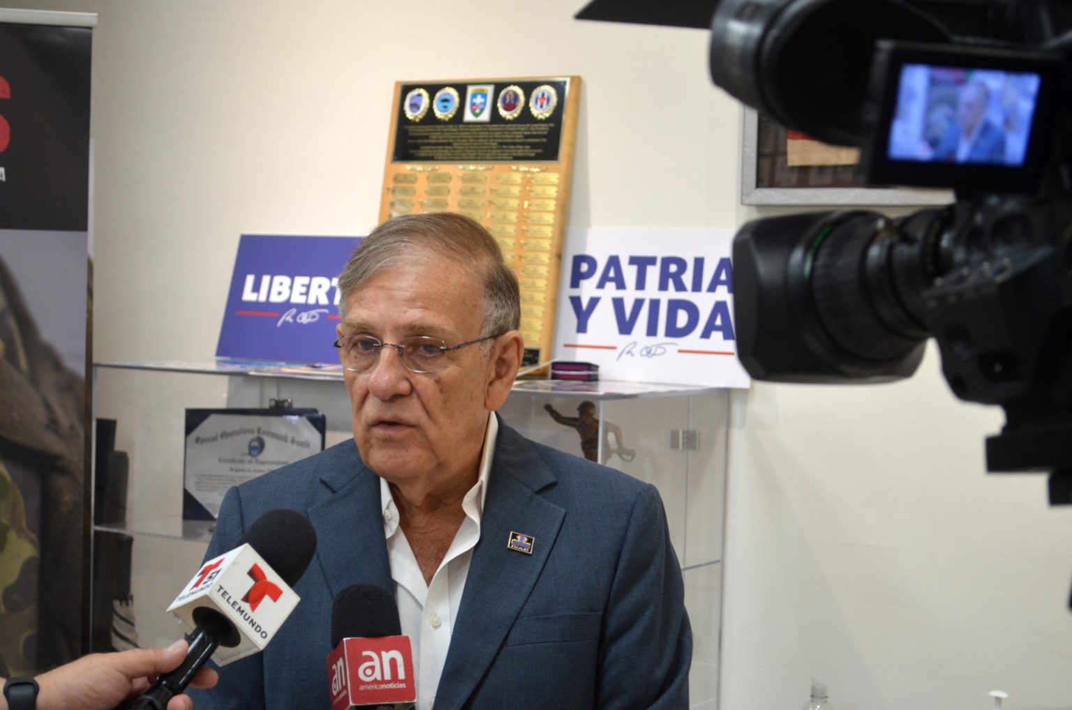 Fotografía de archivo del presidente del grupo Independent Venezuelan American Citizens (IVAC), Ernesto Ackerman. EFE/Álvaro Blanco