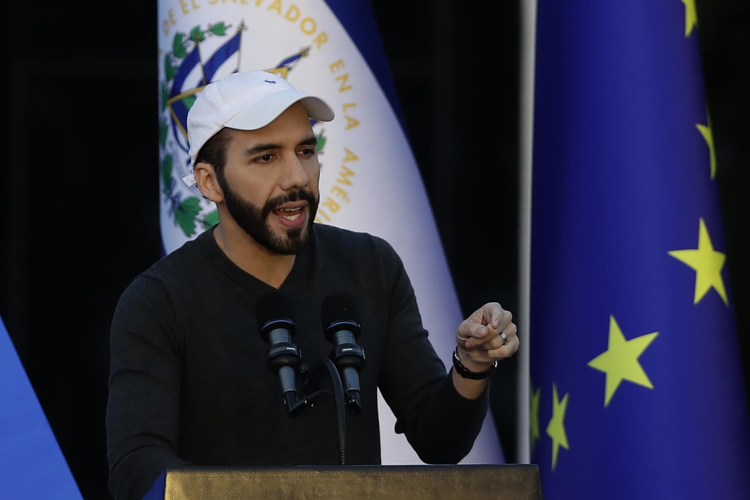 Fotografía de archivo del presidente de El Salvador, Nayib Bukele. EFE/ Rodrigo Sura