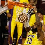 LeBron James de los Ángeles Lakers, en una fotografía de archivo. EFE/EPA/ETIENNE LAURENT