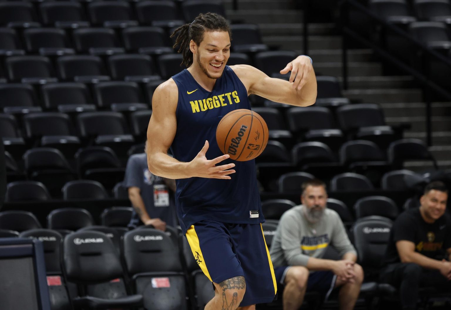 Aaron Gordon de los Denver Nuggets, en una fotografía de archivo. EFE/EPA/JOHN G. MABANGLO