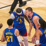 Fotografía de archivo de jugadores de los Denver Nuggets. EFE/ Julio César Rivas