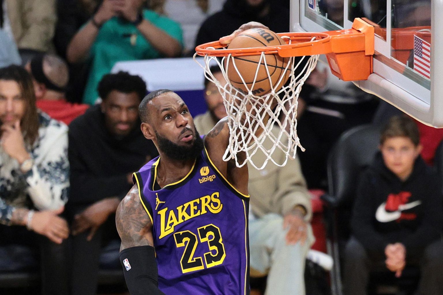 El delantero de Los Angeles Lakers, LeBron James. EFE/EPA/ALLISON CENA SHUTTERSTOCK