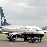 Fotografía de archivo de un avión de la aerolínea mexicana Aeroméxico. EFE/Nelly Salas.