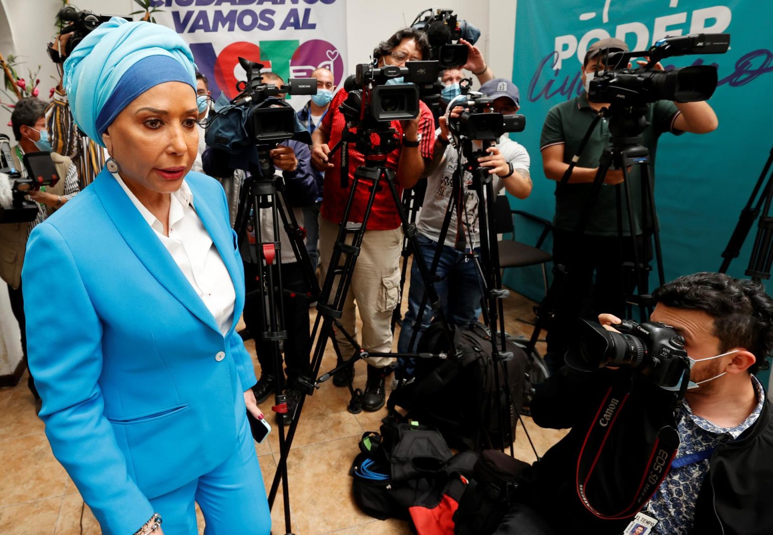 Fotografía de archivo de la ex senadora colombiana Piedad Córdoba. EFE/ Mauricio Dueñas Castañeda