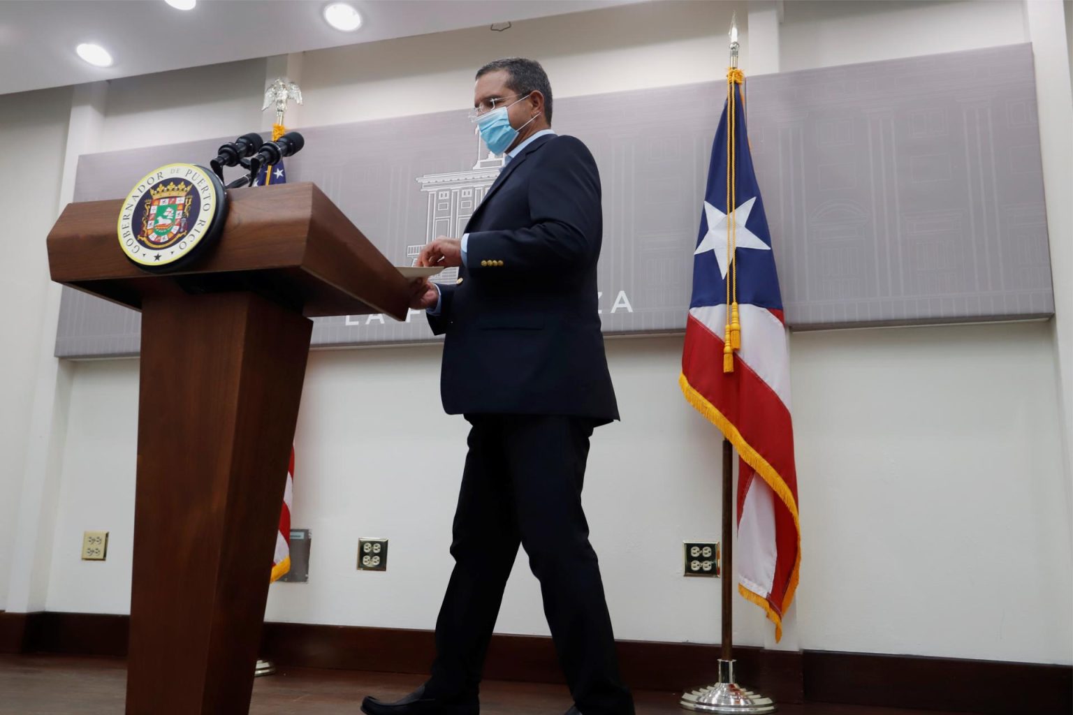 Fotografía de archivo del gobernador de Puerto Rico, Pedro Pierluisi. EFE/ Thais Llorca