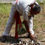 Indígena realizan hoy un ritual para intentar detener la ola de violencia, en el municipio de Tapachula en Chiapas (México). EFE/Juan Manuel Blanco