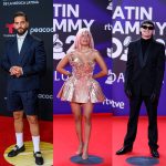 Composición de tres fotografía de archivo donde aparecen los cantantes Maluma, Karol G y Peso Pluma quienes junto a Grupo Frontera y Feid que encabezan la lista de los nominados al Premio Lo Nuestro 2024. EFE