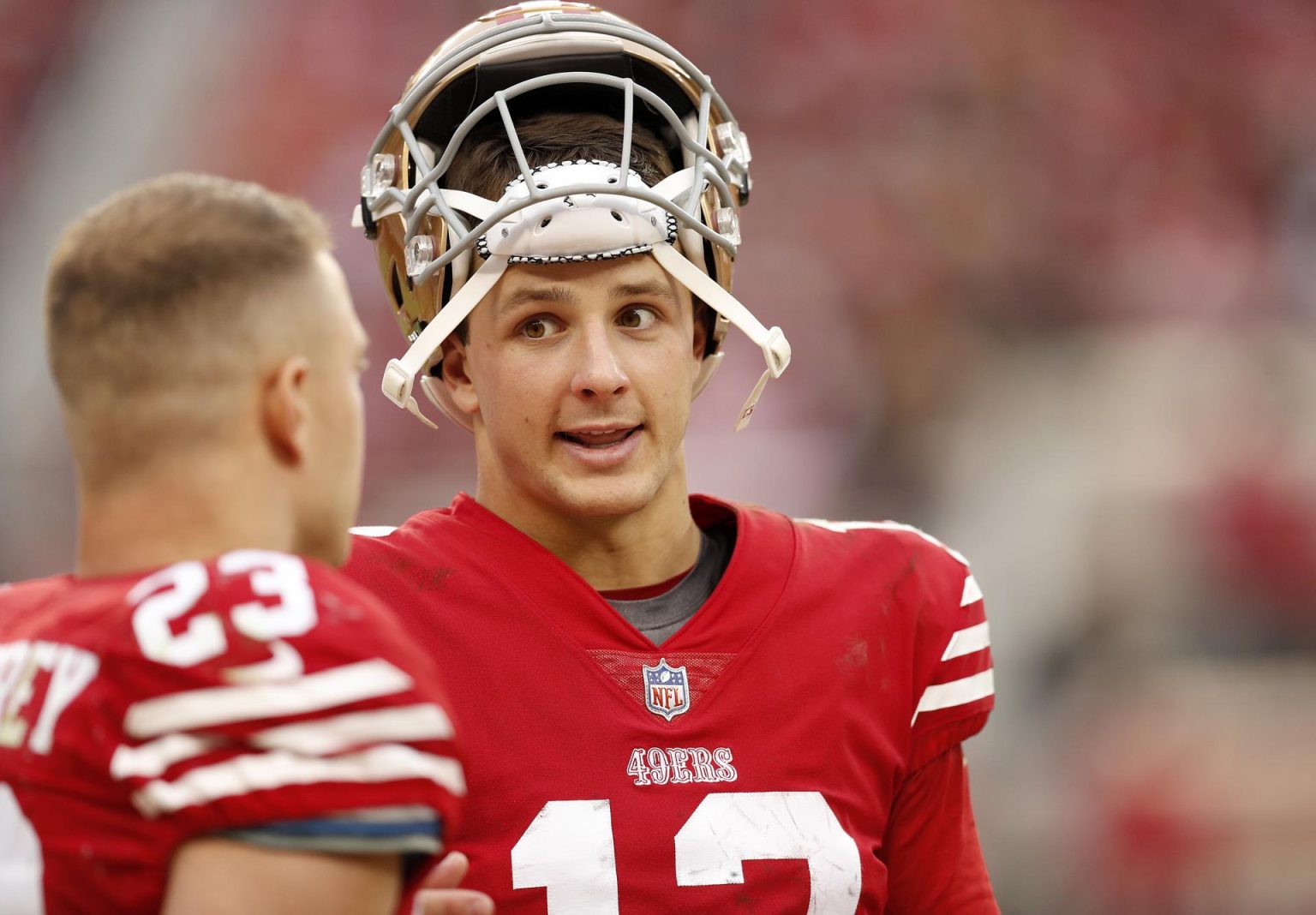 El mariscal de campo de los San Francisco 49ers, Brock Purdy, en una fotografía de archivo. EFE/John G. Mabanglo