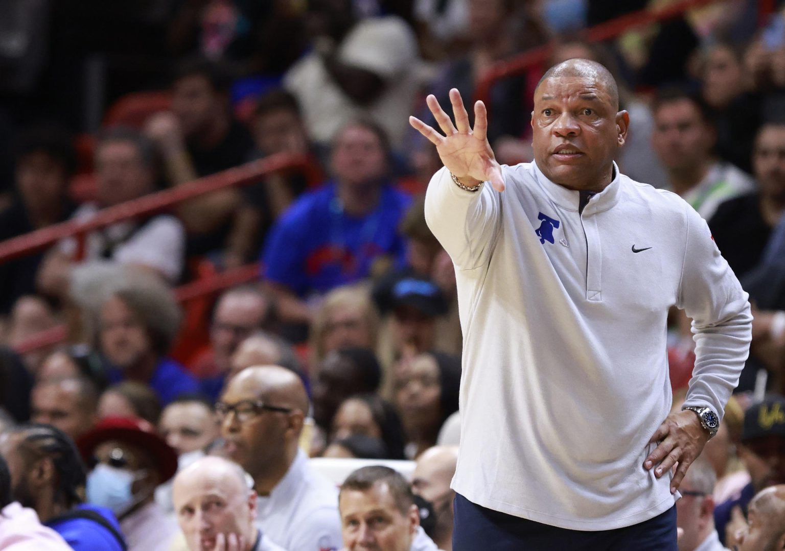 El entrenador Doc Rivers, en una fotografía de archivo. EFE/ Rhona Wise