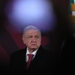 El presidente de México, Andrés Manuel López Obrador, ofrece su conferencia de prensa matutina hoy, en el Palacio Nacional en la Ciudad de México (México). EFE/ Mario Guzmán