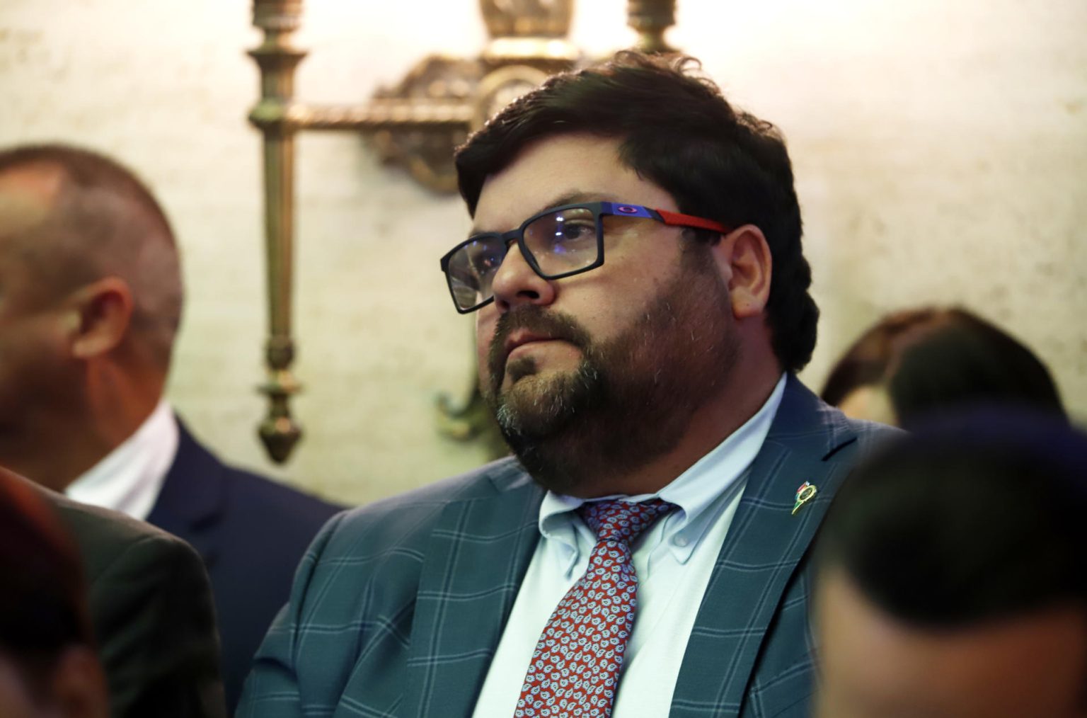 El secretario del Departamento de Salud de Puerto Rico, Carlos Mellado, participa durante el mensaje anual sobre la situación del Estado ante la Asamblea Legislativa, en San Juan (Puerto Rico). Imagen de archivo. EFE/ Thais Llorca