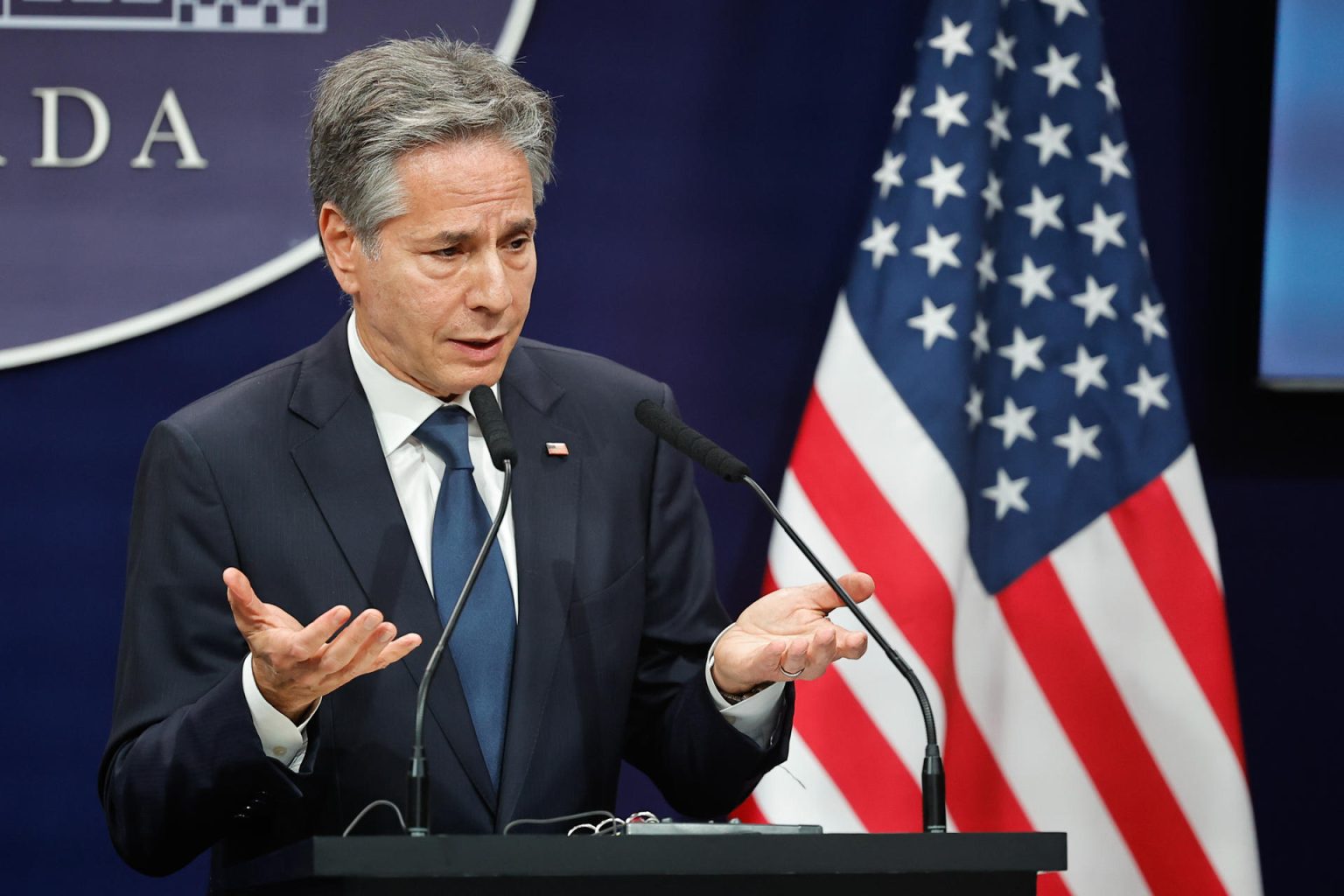 Fotografía de archivo del secretario de Estado de Estados Unidos, Antony Blinken. EFE/ Juan Ignacio Roncoroni