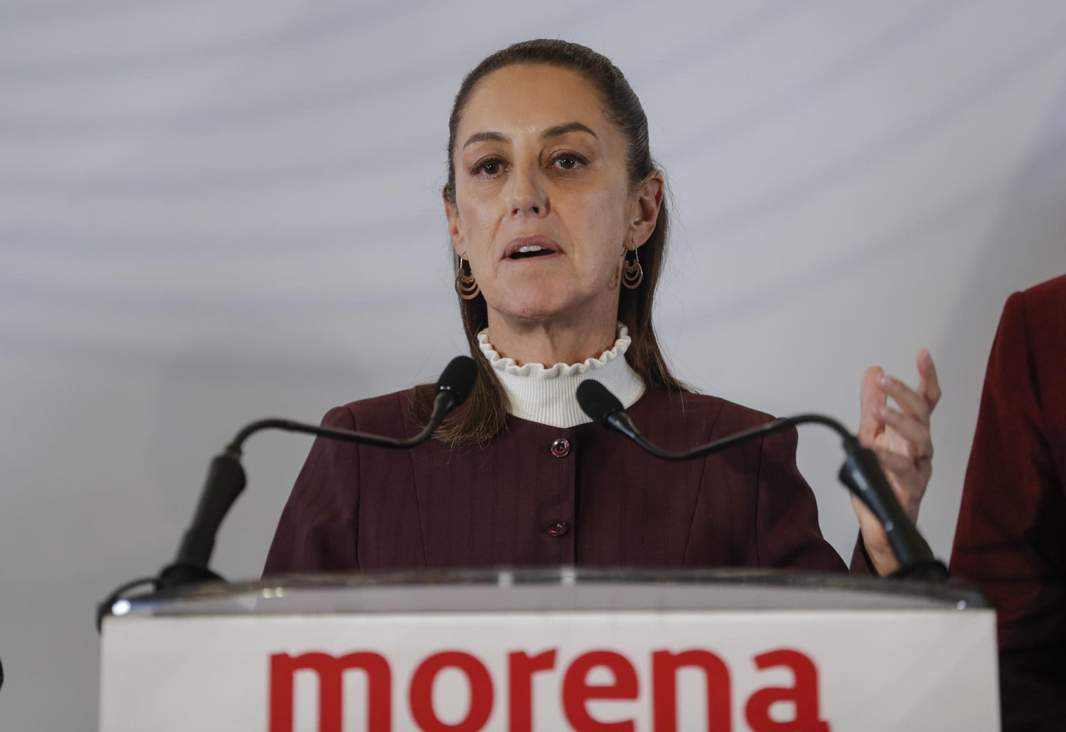 La candidata del oficialismo mexicano a la presidencia de México, Claudia Sheinbaum, participa durante una rueda de prensa en la Ciudad de México (México). Imagen de archivo. EFE/ Isaac Esquivel