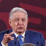 El Presidente de México, Andrés Manuel López Obrador, habla durante una rueda de prensa matutina en Palacio Nacional en Ciudad de México (México). Archivo. EFE/Sáshenka Gutiérrez