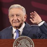 El presidente de México, Andrés Manuel López Obrador, participa durante su conferencia de prensa hoy, en Palacio Nacional de la Ciudad de México (México). EFE/José Méndez