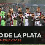 Foto de archivo de los jugadores de Newell's Old Boys en un partido de la Copa Río de la Plata. EFE/ Gastón Britos