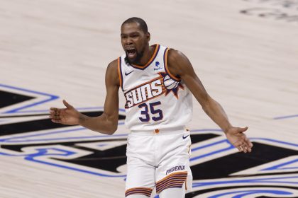 Kevin Durant de los Phoenix Suns, en una fotografía de archivo. EFE/Adam Davis