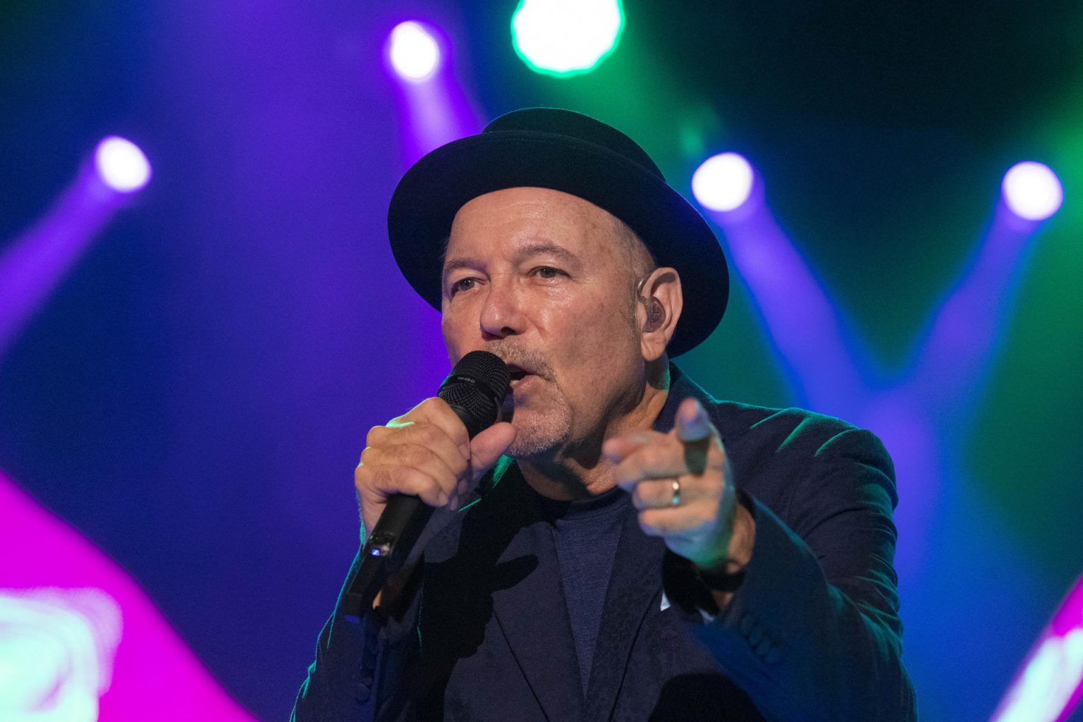 Imagen de archivo del cantante y actor panameño Rubén Blades. EFE/Marcial Guillén.