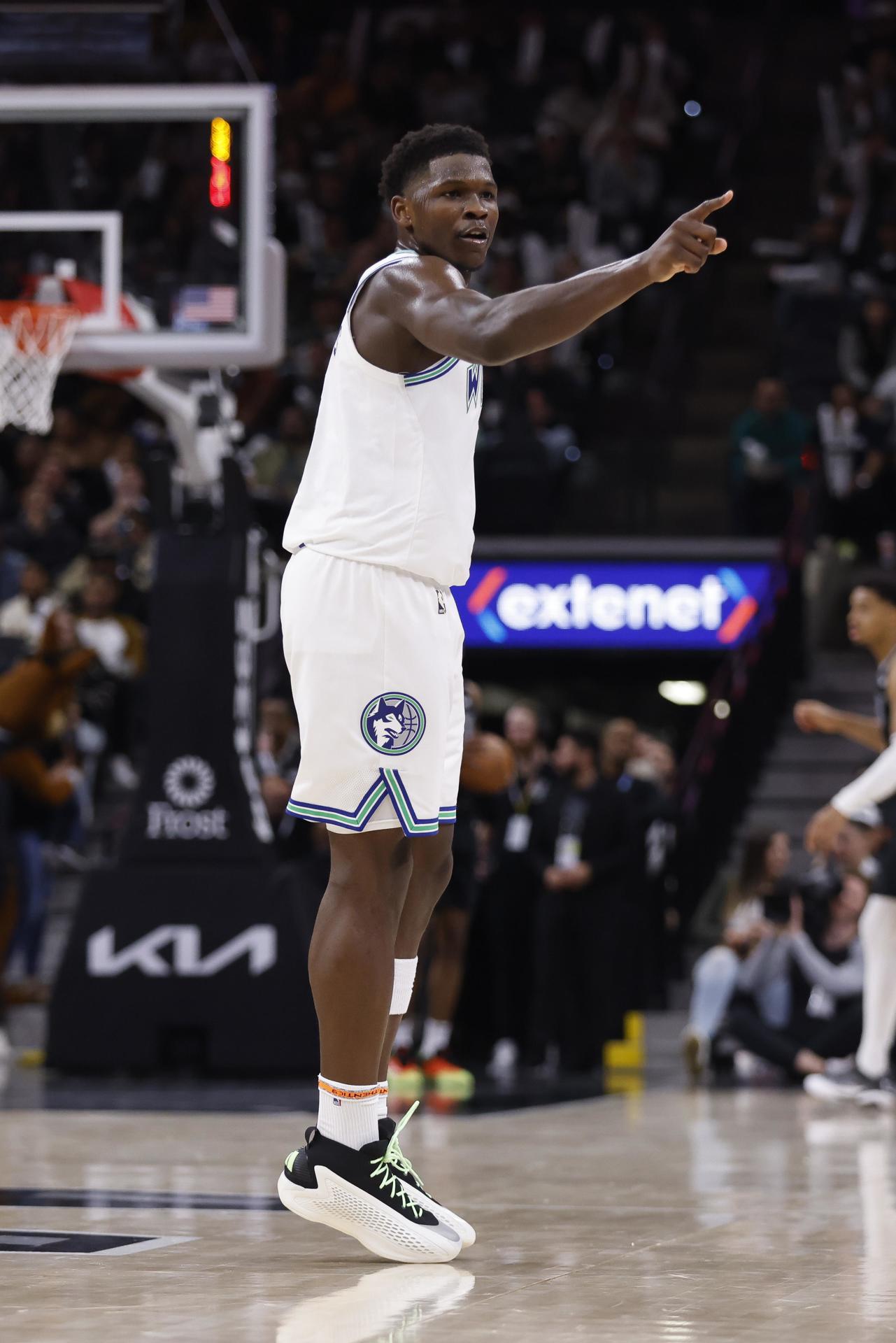 Anthony Edwards de los Minnesota Timberwolves, en una fotografía de archivo. EFE/EPA/ADAM DAVIS