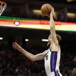 El alero de los Sacramento Kings Domantas Sabonis , en una fotografía de archivo. EFE/EPA/John G. Mabanglo