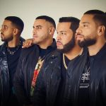 Fotografía cedida por Artist Solutions donde aparece el bachatero Romeo Santos (i) y los integrantes del grupo Aventura, quienes realizarán una última gira juntos titulada 'Cerrando Ciclos', que recorrerá dieciocho ciudades de Estados Unidos y dos de Canadá. EFE/Artist Solutions /SOLO USO EDITORIAL /NO VENTAS /SOLO DISPONIBLE PARA ILUSTRAR LA NOTICIA QUE ACOMPAÑA /CRÉDITO OBLIGATORIO