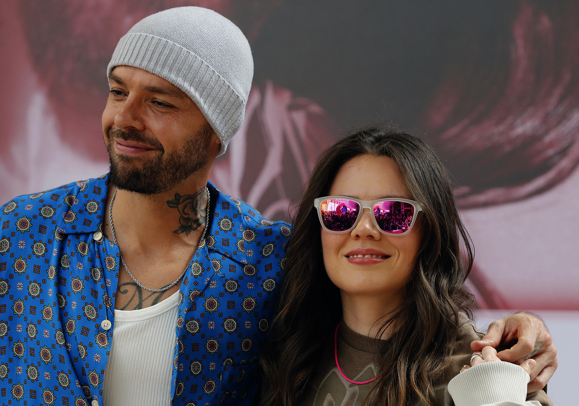 El dúo mexicano de música pop, Jesse & Joy, posan hoy, durante una conferencia de prensa en el Auditorio Nacional de la Ciudad de México (México). EFE/Mario Guzmán
