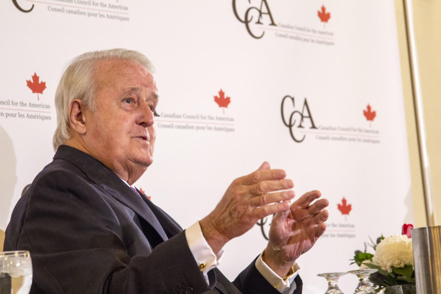 Fotografía de archivo del exprimer ministro de Canadá Brian Mulroney. EFE/ Julio César Rivas