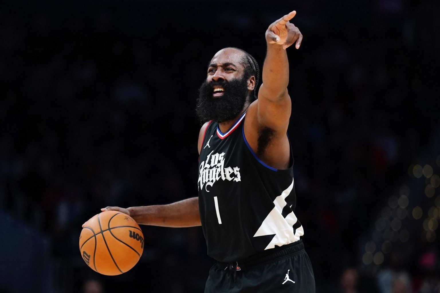 El guardia de los LA Clippers, James Harden. EFE/EPA/WILL OLIVER SHUTTERSTOCK FUERA