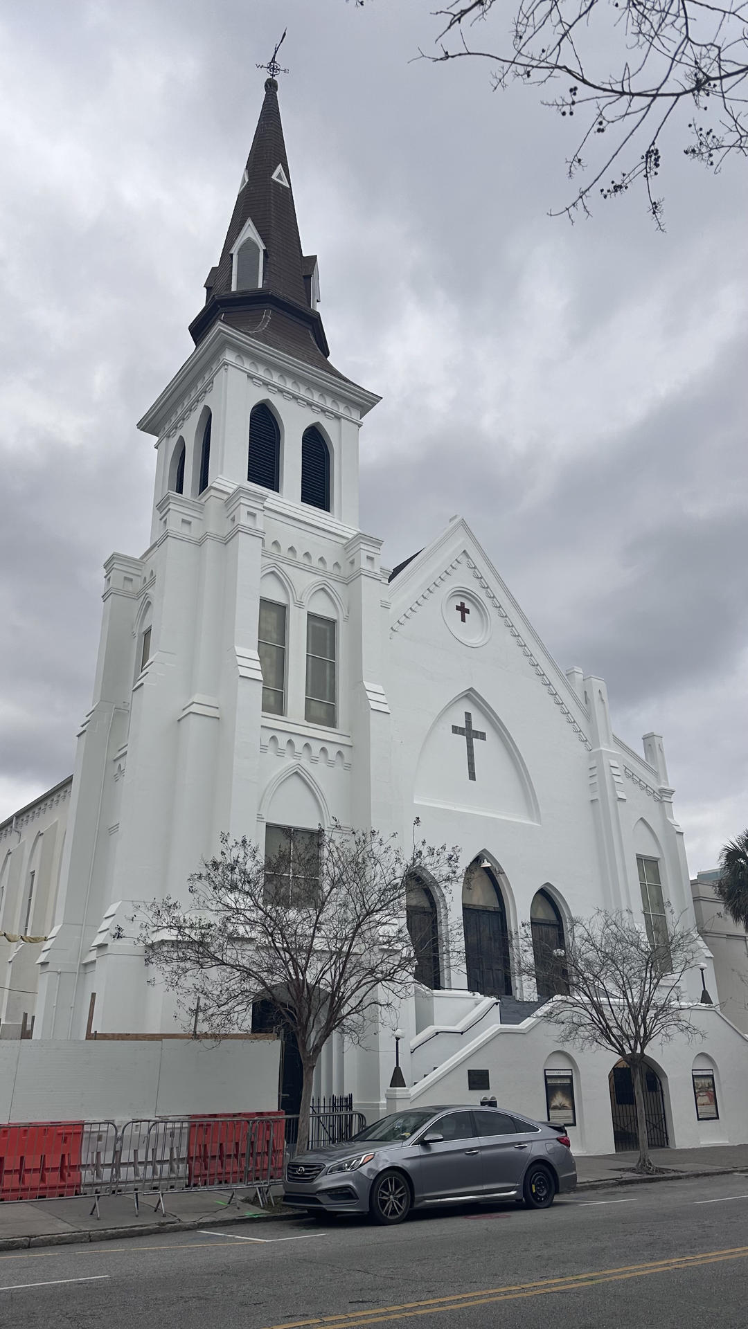 Fotografía del exterior del templo Madre Emanuel en Charleston (EE. UU.). EFE/ Octavio Guzmán
