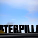 Vista del logo de la empresa Caterpillar, en una fotografía de archivo. EFE/ Friedemann Vogel