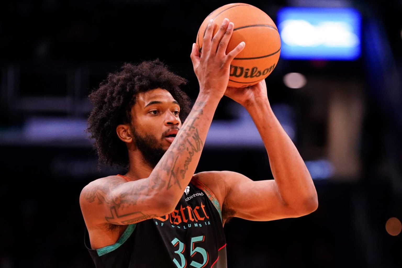 Marvin Bagley III de los Wizards en acción. EFE/EPA/WILL OLIVER