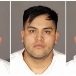 Composición de tres fotografías cedidas por el Departamento de Policía de Glendale (California, EE.UU.) donde aparecen, desde la izquierda, Felipe Leiva solís, de 33 años; Francisco Alegría, de 30, y Juan Eduardo Salomón Castro, de 31, que fueron arrestados por delitos graves de robo residencial luego de una investigación extensa de la dependencia policial. EFE/ Policía de Glendale / SOLO USO EDITORIAL/ SOLO DISPONIBLE PARA ILUSTRAR LA NOTICIA QUE ACOMPAÑA (CRÉDITO OBLIGATORIO) MÁXIMA CALIDAD DISPONIBLE