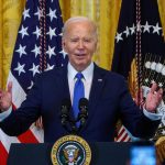 El presidente de Estados Unidos, Joe Biden, habla durante un evento en la Casa Blanca. EFE/EPA/WILL OLIVER