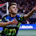 El argentino Thiago Almada del Atlanta United, en una fotografía de archivo. EFE/Erik S. Lesser