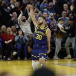 Fotografía de archivo en la que se registró a Stephen Curry, base estrella de los Warriors de Golden State de la NBA. EFE/John G. Mabanglo