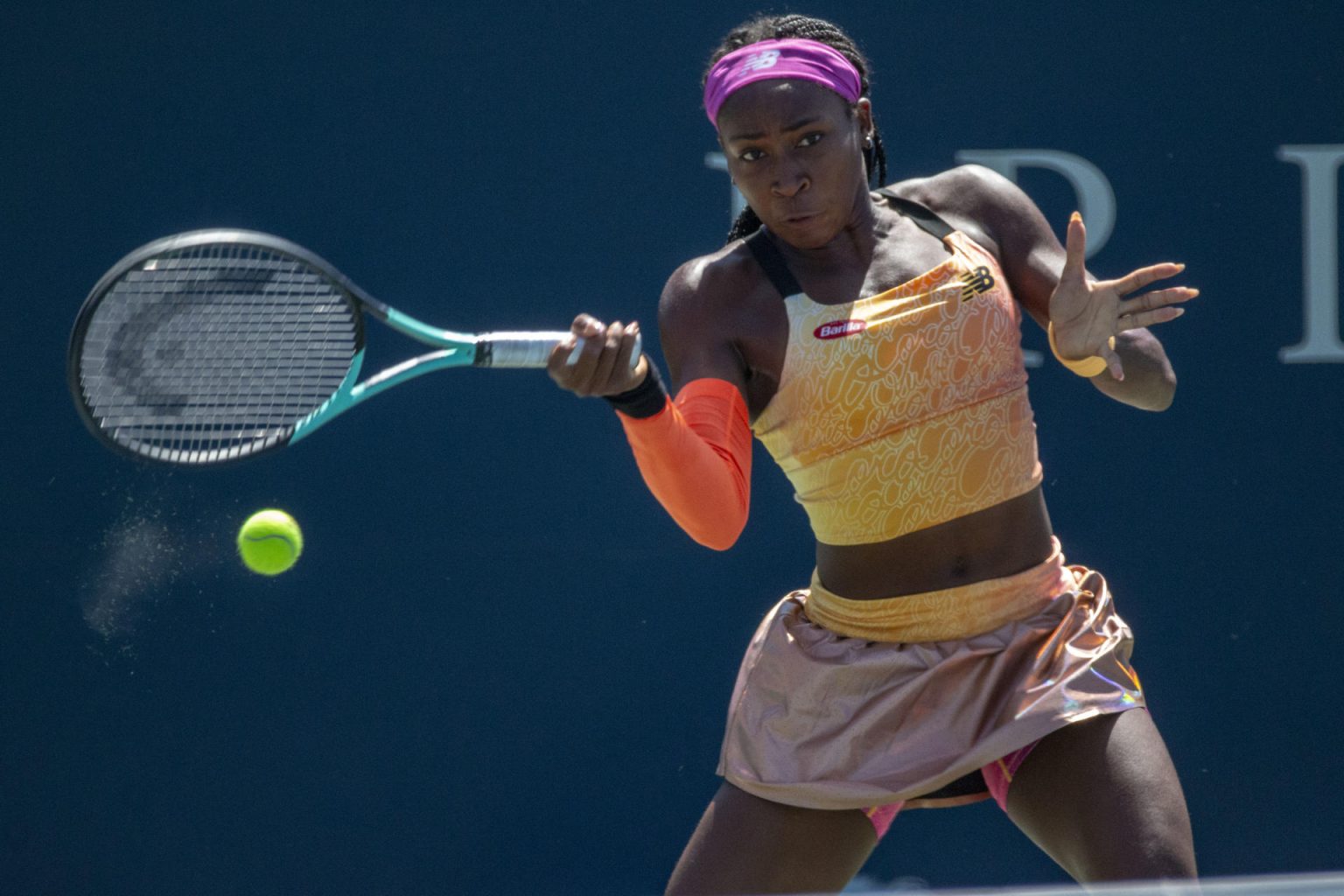 La tenista estadounidense Coco Gauff, en una fotografía de archivo. EFE/ Julio César Rivas