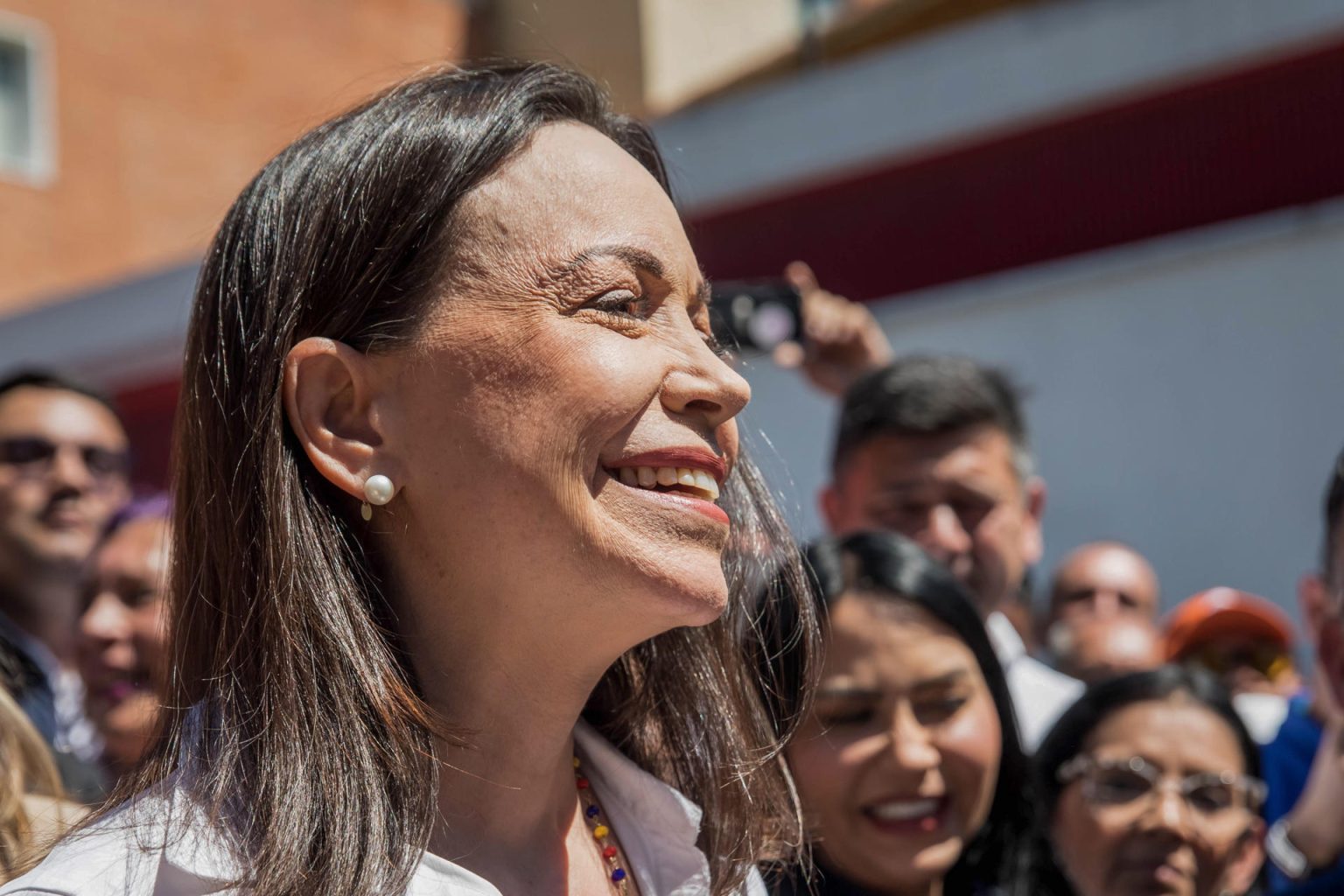 La líder opositora venezolana María Corina Machado. Imagen de archivo. EFE/ Miguel Gutierrez