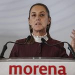 La candidata del oficialismo mexicano a la presidencia de México, Claudia Sheinbaum, participa durante una rueda de prensa en la Ciudad de México (México). Imagen de archivo. EFE/ Isaac Esquivel