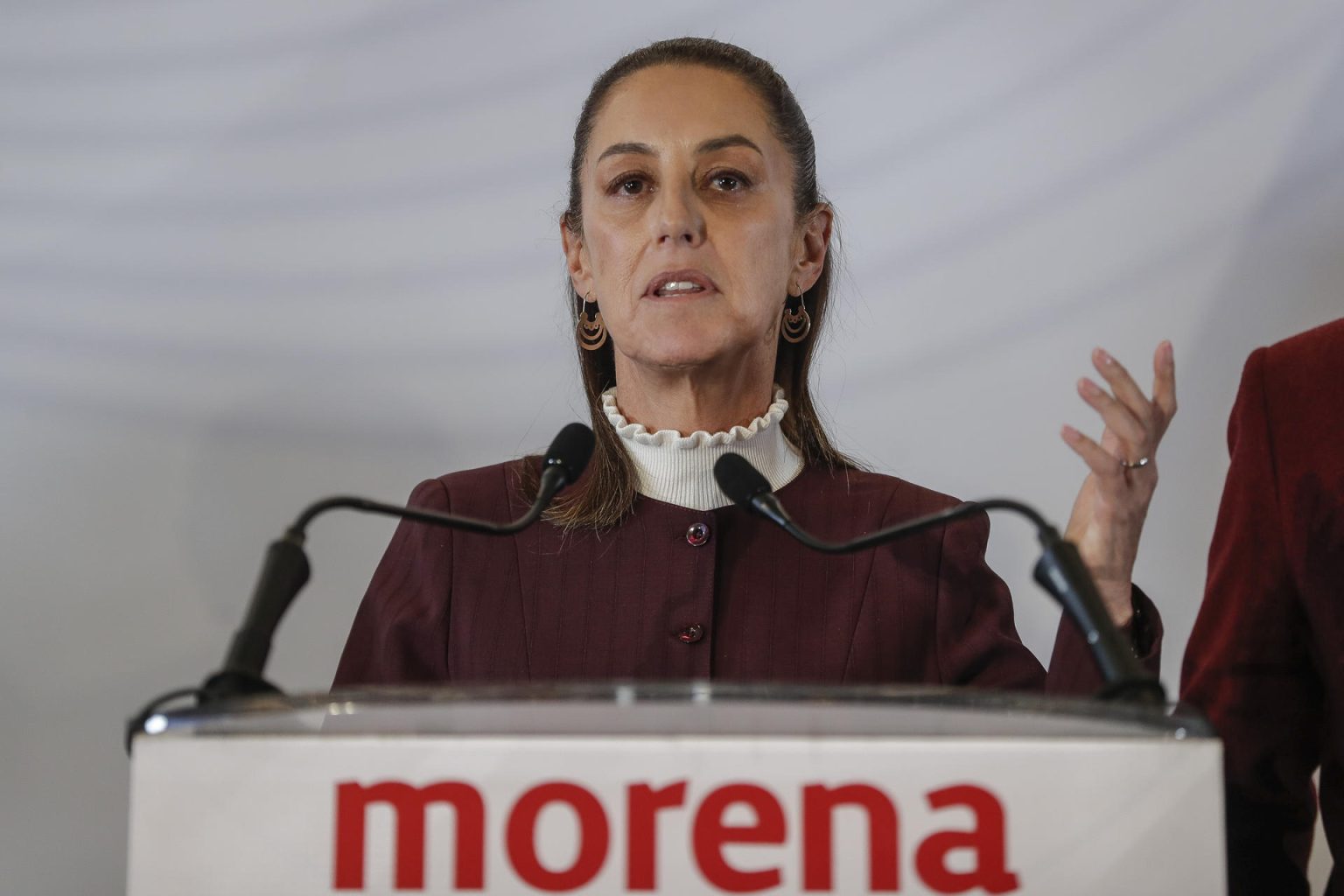 La candidata del oficialismo mexicano a la presidencia de México, Claudia Sheinbaum, participa durante una rueda de prensa en la Ciudad de México (México). Imagen de archivo. EFE/ Isaac Esquivel