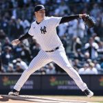 El lanzador de los Yankees' Gerrit Cole, en una fotografía de archivo. EFE/EPA/Justin Lane