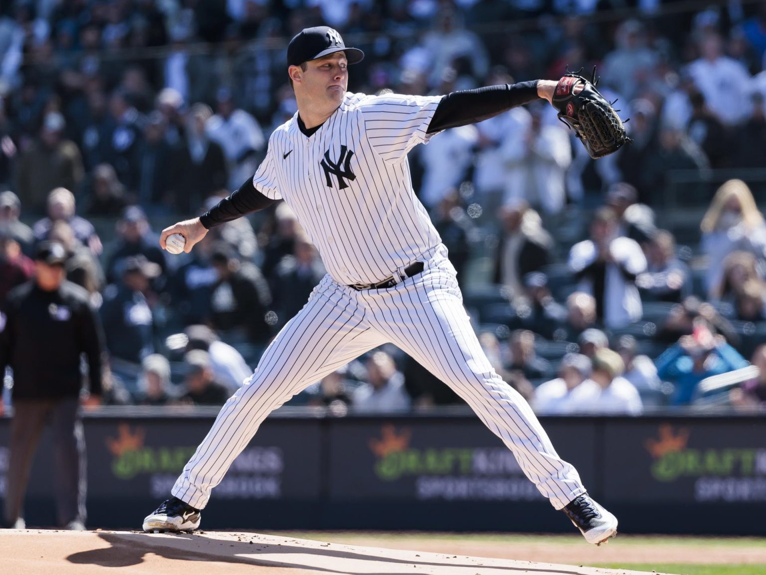 El lanzador de los Yankees' Gerrit Cole, en una fotografía de archivo. EFE/EPA/Justin Lane